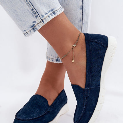 Step in Style Professional Moccasins - Comfortable Slip-On Design, Lea