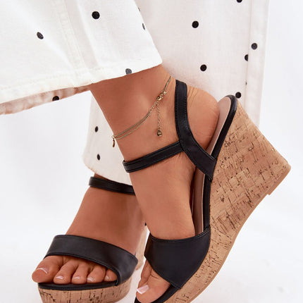 Step in Style Women's Heel Sandals with Cushioned Footbed and Adjustab