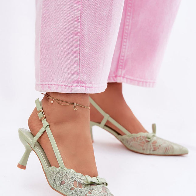 Step in Style Elegant Heel Sandals with Cushioned Footbed and Arch Sup
