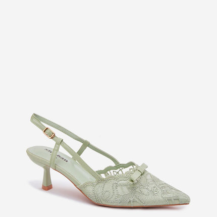 Step in Style Elegant Heel Sandals with Cushioned Footbed and Arch Sup