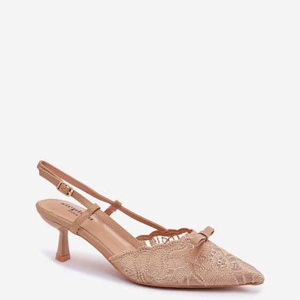 Step in Style Elegant Heel Sandals with Cushioned Footbed and Arch Sup