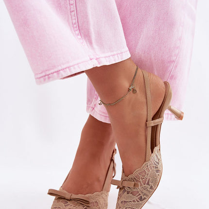Step in Style Elegant Heel Sandals with Cushioned Footbed and Arch Sup