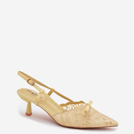 Step in Style Elegant Heel Sandals with Cushioned Footbed and Arch Sup