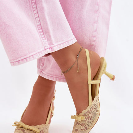 Step in Style Elegant Heel Sandals with Cushioned Footbed and Arch Sup