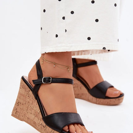 Step in Style Women's Heel Sandals with Cushioned Footbed and Adjustab