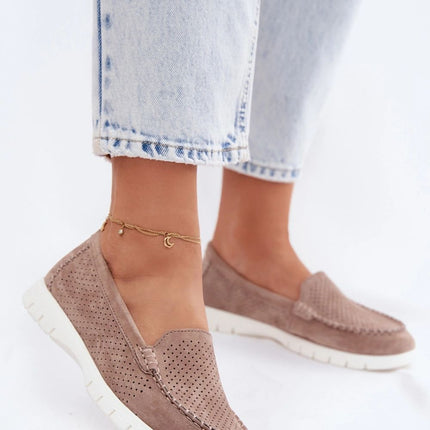 Step in Style Professional Moccasins - Comfortable Slip-On Design, Lea