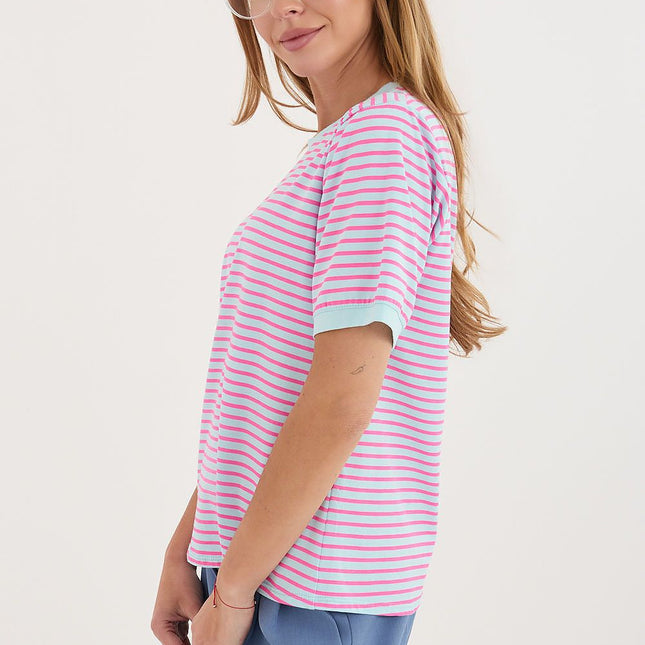 Rue Paris Classic Fit Cotton T-Shirt - Soft Fabric, Stylish Design