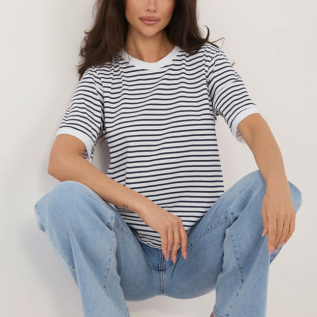 Rue Paris Classic Fit Professional T-Shirt with Soft Cotton Fabric