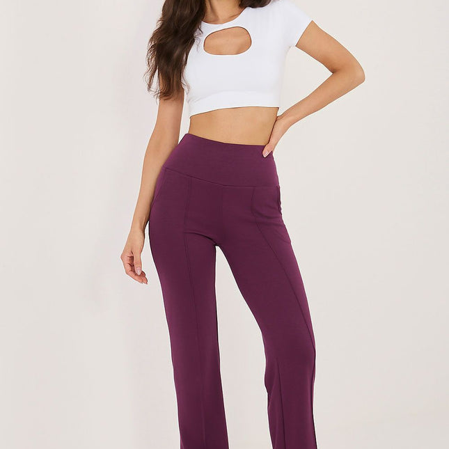 Rue Paris Professional Tracksuit Trousers with Stretch Fabric & Pocket