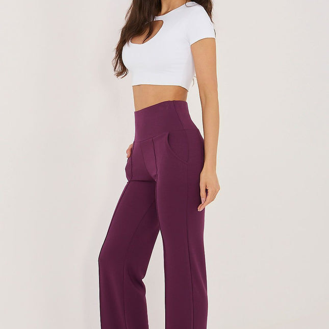 Rue Paris Professional Tracksuit Trousers with Stretch Fabric & Pocket