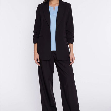 Nife Women's Professional Blazer Jacket with Tailored Fit & Pockets