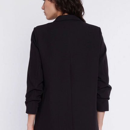 Nife Women's Professional Blazer Jacket with Tailored Fit & Pockets
