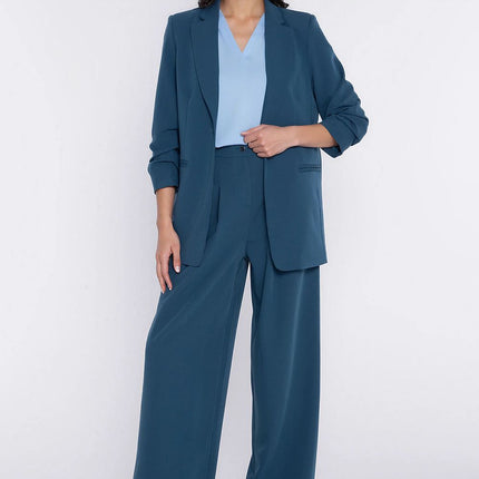 Nife Women's Professional Blazer Jacket with Tailored Fit & Pockets