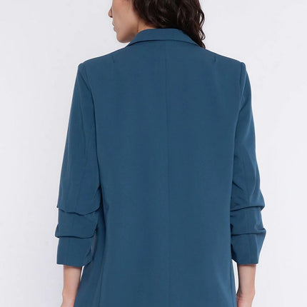 Nife Women's Professional Blazer Jacket with Tailored Fit & Pockets
