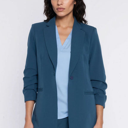 Nife Women's Professional Blazer Jacket with Tailored Fit & Pockets