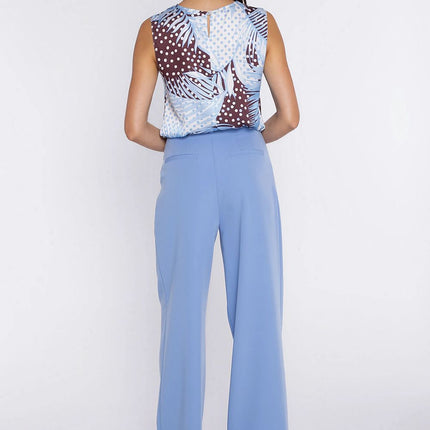 Nife Women's Professional Trousers with Tailored Fit and Stretch Fabri