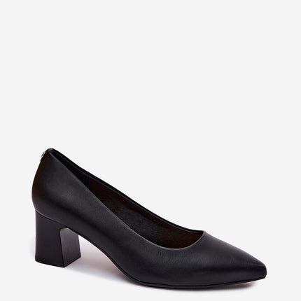 Step in Style Professional Block Heel Pumps - Comfortable & Chic Desig