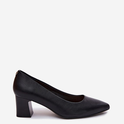 Step in Style Professional Block Heel Pumps - Comfortable & Chic Desig