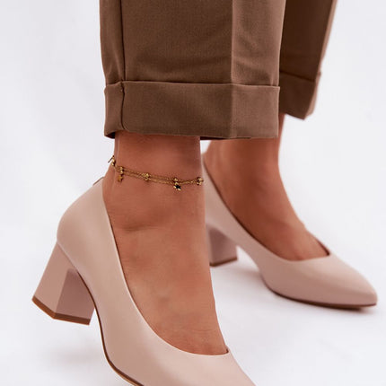 Step in Style Professional Block Heel Pumps - Comfortable & Chic Desig