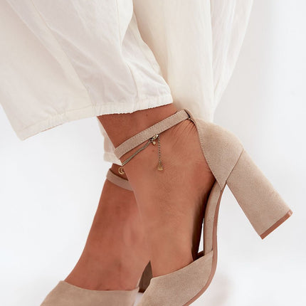 Step in Style Women's Block Heel Pumps - Comfortable & Elegant Design