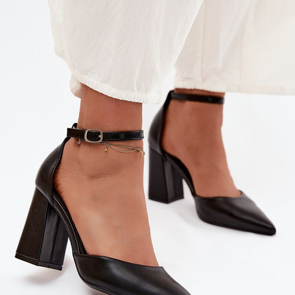 Step in Style Women's Block Heel Pumps - Comfortable & Elegant Design