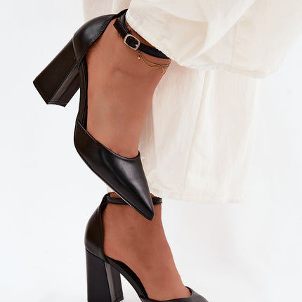 Step in Style Women's Block Heel Pumps - Comfortable & Elegant Design