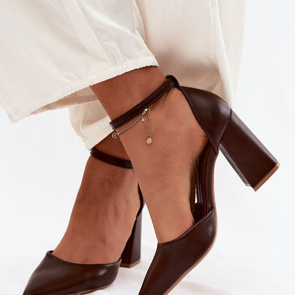 Step in Style Women's Block Heel Pumps - Comfortable & Elegant Design
