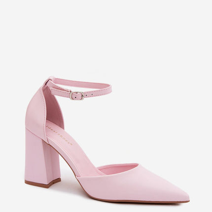 Step in Style Women's Block Heel Pumps - Comfortable & Elegant Design