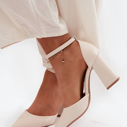 Step in Style Women's Block Heel Pumps - Comfortable & Elegant Design