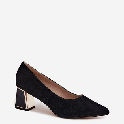 Step in Style Professional Block Heel Pumps with Cushioned Insole