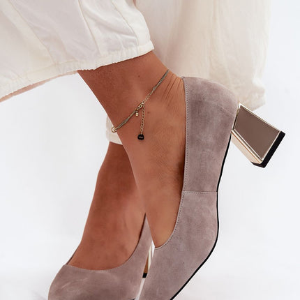 Step in Style Professional Block Heel Pumps with Cushioned Insole