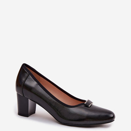 Step in Style Block Heel Pumps - Comfortable Fit & Stylish Design