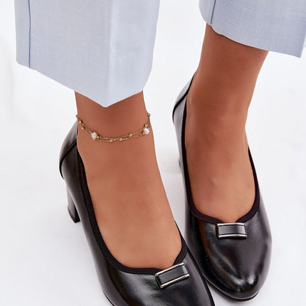 Step in Style Block Heel Pumps - Comfortable Fit & Stylish Design