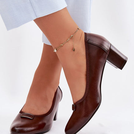 Step in Style Block Heel Pumps - Comfortable Fit & Stylish Design