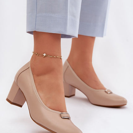 Step in Style Block Heel Pumps - Comfortable Fit & Stylish Design