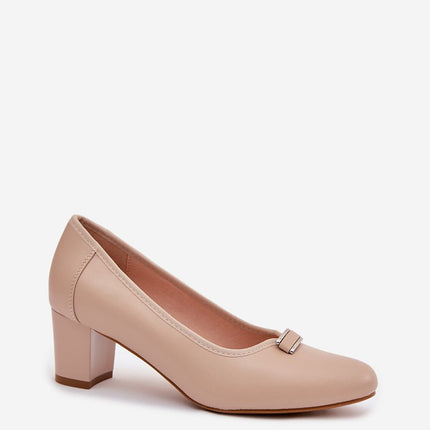 Step in Style Block Heel Pumps - Comfortable Fit & Stylish Design