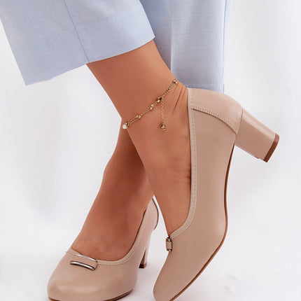 Step in Style Block Heel Pumps - Comfortable Fit & Stylish Design