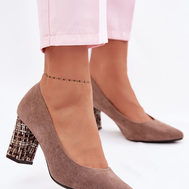 Step in Style Professional Block Heel Pumps with Cushioned Insole
