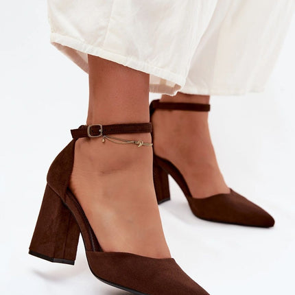 Step in Style Women's Block Heel Pumps - Comfortable & Elegant Design