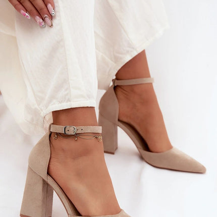 Step in Style Women's Block Heel Pumps - Comfortable & Elegant Design