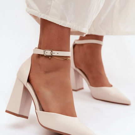 Step in Style Women's Block Heel Pumps - Comfortable & Elegant Design
