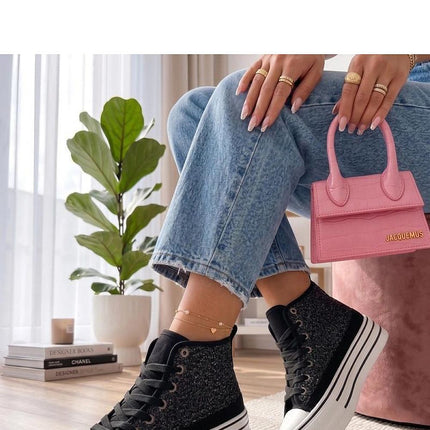 Solea Professional Platform Sneakers with Cushioned Insole and Stylish