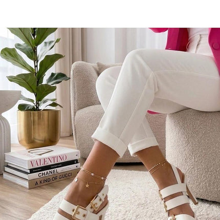 Solea Professional Heel Sandals with Comfort Cushioning and Stylish De