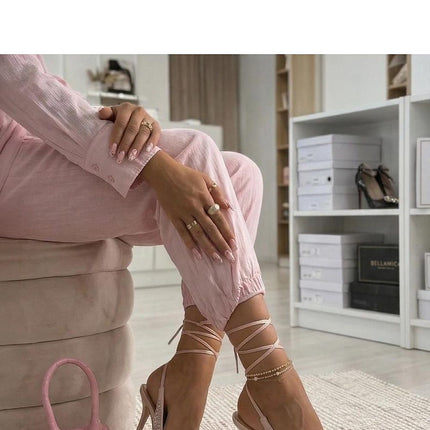 Solea Strappy High Heels with Cushioned Insole and Adjustable Straps