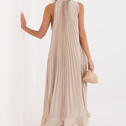 Rue Paris Elegant Cocktail Dress with Sleeveless Design & Flowy Skirt