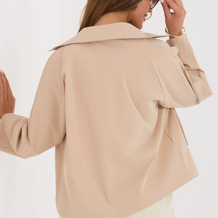 Rue Paris Women's Professional Longline Coat with Pockets & Belt