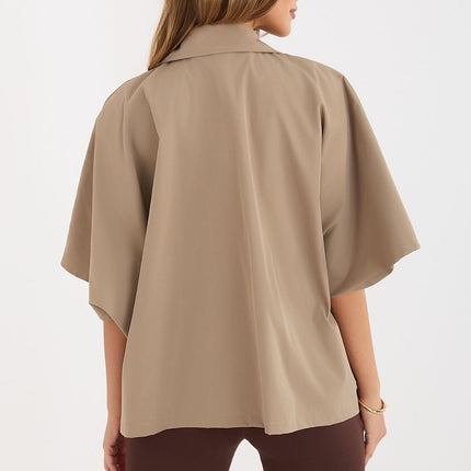 Rue Paris Professional Tailored Coat with Warm Lining and Pockets