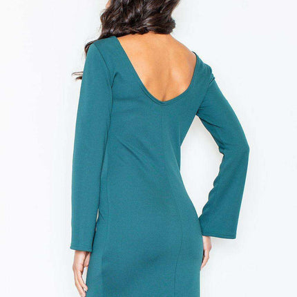 Vintage Allure Pencil Dress: Radiate Timeless Elegance