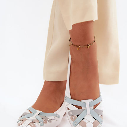 Step in Style Women's Comfortable Leather Ballet Flats with Arch Suppo