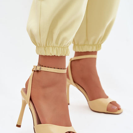 Step in Style Professional Heel Sandals with Comfortable Cushioning